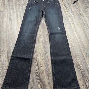 KanCan Women's 7 Dark Wash Flare Leg Jeans READ